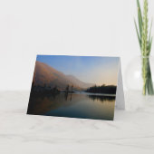 氷湖:10月の朝 カード (正面)