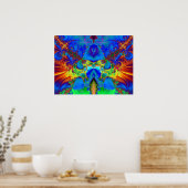 氷火18x24 ポスター (キッチン)