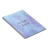 氷点雪結晶ブルーパープル ノートブック (右側)