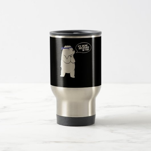 氷熊信じの恋人 トラベルマグ (中央)