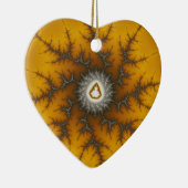 氷片フラクタルクリスマスオーナメント セラミックオーナメント (右)