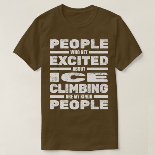 氷登山登山者Ae雪登山氷C Tシャツ (デザイン正面)
