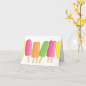 氷破裂音の整列 カード (黄色い花)