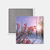 氷磁石のウインターベリー マグネット (正面/裏面)