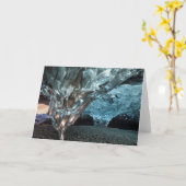 氷穴の氷鍾乳石 カード (黄色い花)