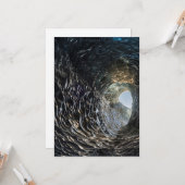 氷穴の針状の穴 カード (正面/裏面インサイチュ)