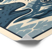 氷結の冒険 – ペンギン、オルカス&シール ポスター (角)