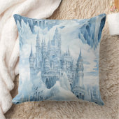 氷結ファンタジー圏の冬 クッション (ブランケット)