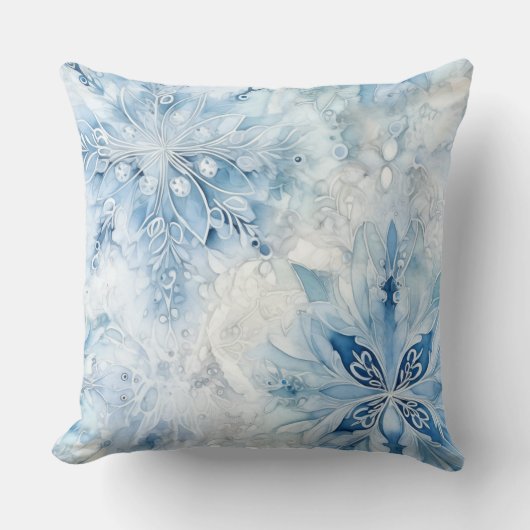 氷結ファンタジー圏の冬 クッション (正面)