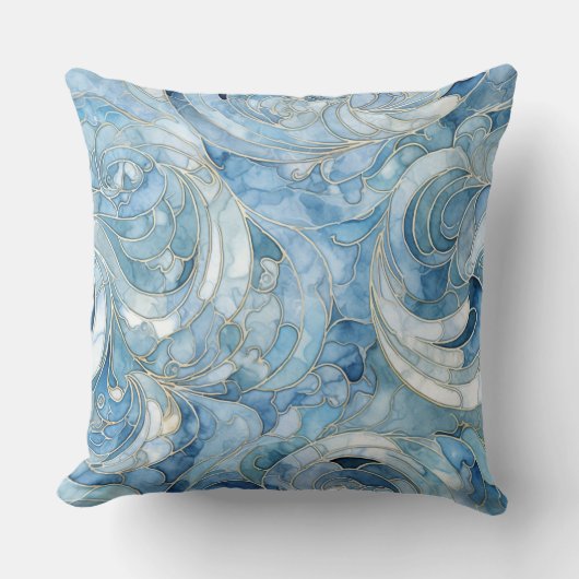 氷結ファンタジー圏の冬 クッション (正面)