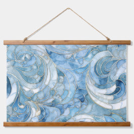 氷結ファンタジー圏の冬 吊り下げ型タペストリー