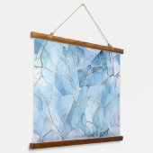 氷結ファンタジー圏の冬 吊り下げ型タペストリー (傾斜あり)