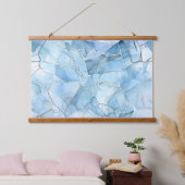 氷結ファンタジー圏の冬 吊り下げ型タペストリー (寝室)