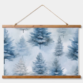 氷結ファンタジー圏の冬 吊り下げ型タペストリー