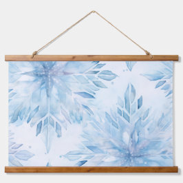 氷結ファンタジー圏の冬 吊り下げ型タペストリー