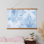 氷結ファンタジー圏の冬 吊り下げ型タペストリー (寝室)