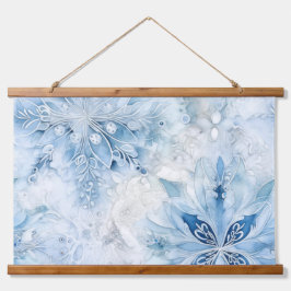 氷結ファンタジー圏の冬 吊り下げ型タペストリー