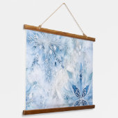 氷結ファンタジー圏の冬 吊り下げ型タペストリー (傾斜あり)