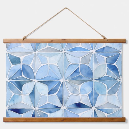 氷結ファンタジー圏の冬 吊り下げ型タペストリー (正面)