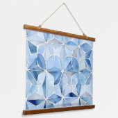 氷結ファンタジー圏の冬 吊り下げ型タペストリー (傾斜あり)