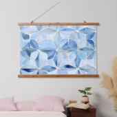 氷結ファンタジー圏の冬 吊り下げ型タペストリー (寝室)