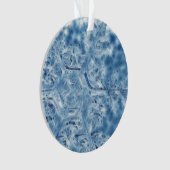 氷結晶凍っていフラクタル雪片 オーナメント (正面)