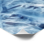 氷結晶凍っていフラクタル雪片 ポスター (コーナー)