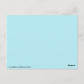 氷結晶凍ってい雪片はがき ポストカード (裏面)