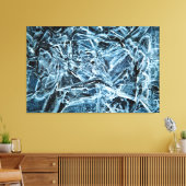 氷結晶 キャンバスプリント (インサイチュ (リビング))