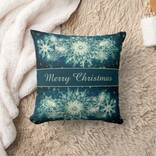 氷結晶 クッション (ブランケット)