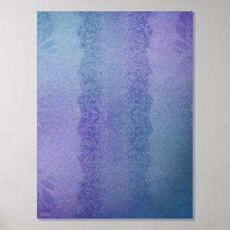 氷結晶II銀箔プリント 箔ポスター