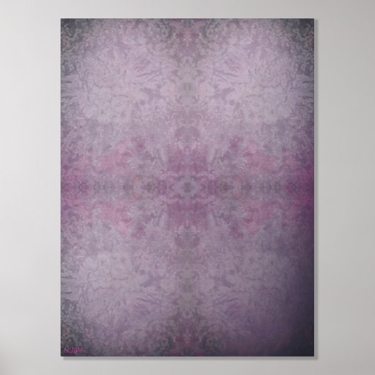 氷結晶III銀箔プリント 箔ポスター (正面)