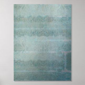 氷結晶V銀箔プリント 箔ポスター