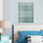 氷結晶V銀箔プリント 箔ポスター (インサイチュ (寝室))