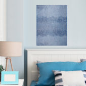 氷結晶VII銀箔プリント 箔ポスター (インサイチュ (寝室))