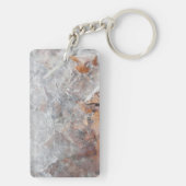 氷葉の中の金ゴールド キーホルダー (裏面)