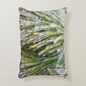 氷被覆松針冬植物学 アクセントクッション (正面(垂直))