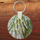 氷被覆松針冬植物学 キーホルダー (正面)