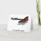 氷被覆松針冬植物学 サンキューカード (裏面)