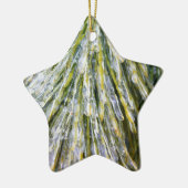 氷被覆松針冬植物学 セラミックオーナメント (左)