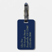 氷被覆松針冬植物学 ラゲッジタグ (裏面縦)