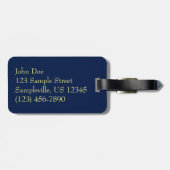 氷被覆松針冬植物学 ラゲッジタグ (裏面横)