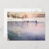 氷遊の上 ポストカード (正面/裏面)