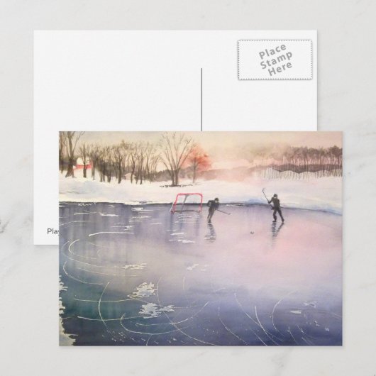 氷遊の上 ポストカード (正面/裏面)