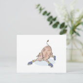 氷間抜けの牛 ポストカード (スタンド正面)