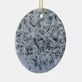 氷霜の結晶テクスチャイメージ セラミックオーナメント (右)