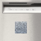 氷霜の結晶テクスチャイメージ マグネット (インサイチュ (食洗機))