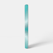 氷青と緑の3Dブロック SAMSUNG GALAXYケース (左側面)