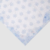 氷青の雪の結晶の包装紙 薄葉紙 (詳細)