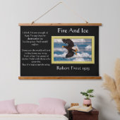 氷飛んでいるで海を越える 吊り下げ型タペストリー (寝室)